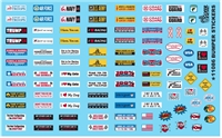 BUMPER STICKER Model Car Decal Sheet