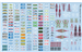 License Plates Model Car Kit Decal Sheet 1/24 1/25 Scale License Plates Model Car Kit Decal Sheet 1/24 1/25 Scale
